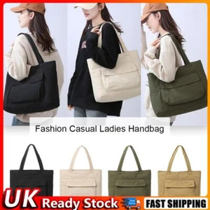 Borsa donna nylon tote bag morbida moda tracolla casual manico superiore borsa shopper bag - Foto 1 di 24