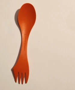 Light My Fire SPORK 3-in-1 Orange Spoon Fork Knife Combo-Good for Hiking-Camping - Picture 1 of 3