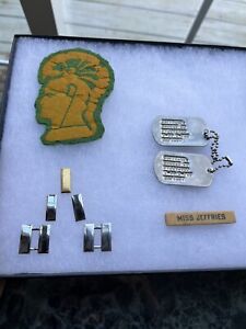 WWII Vietnam WAC WAAC Women’s Army Corps Dog Tags Patch Pins Rank Insignia