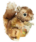 Old Steiff Squirrel Perri 17cm Steiff Animal With Hazelnut Stuffed Toy Old