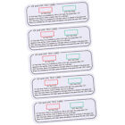  5 Pcs UV Test Paper Uvc-uva Tools Testing Cards Light Effect Tester