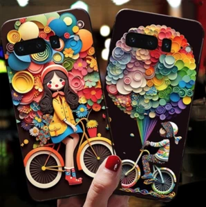 Bike Art Girl landscape Coque Cover Case For Google Pixel 8 Pro 8A Pixel 7 7A - Photo 1 sur 6