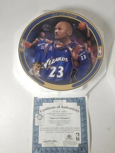 2002 Upper Deck Collectibles Michael Jordan Returns Spirit Of A Champion Plate - Picture 1 of 4