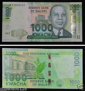 Malawi Paper Money 1000 Kwacha 2013 UNC - Picture 1 of 1
