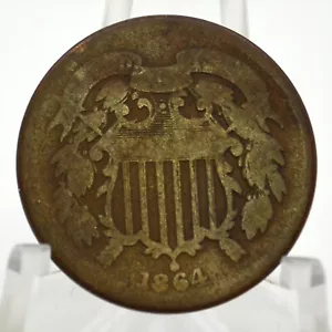 1864 US 2 Cents - Picture 1 of 2