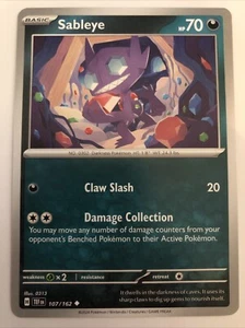 Pokémon TCG Temporal Forces Sableye 107/162 NM - Picture 1 of 2