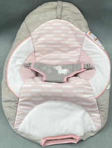 Ingenuity Soothing Baby Bouncer Pink Flora Unicorn Replacement Part Seat Cover