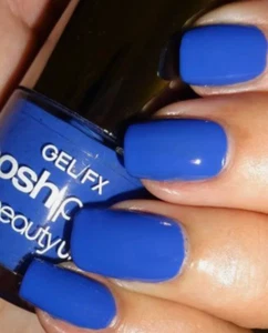 Beauty UK / BeautyUK GEL FX Nail Polish Blue Himalayan Blue Nail Varnish - Picture 1 of 3