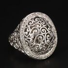 Sterling Silver - ROSS SIMONS Scroll Filigree Dome Ring Size 10 - 10g