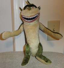 DreamWorks Monsters vs Aliens The Missing Link Plush Stuffed Doll Green Back Fin
