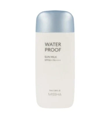 VENDEDOR DE EE. UU. MISSHA All Around Bloque Seguro Impermeable Leche Solar FPS 50+ PA+++ 70 ml  Foto 1 de 4