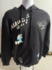 Smurfs Hoodie Sweatshirt Size Small Long Sleeve Black 2022 - Picture 1 of 11