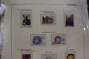 ESPAÑA AÑO COMPLETO 2001 ( SERIE DE SELLOS Y HOJAS BLOQUE) INTERESANTE - Imagen 1 de 3
