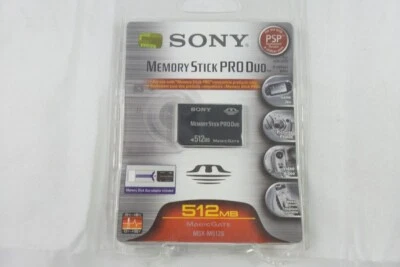 Sony 512 MB Memory Stick PRO Duo Flash Memory Card (MSX-M512S) - Image 1 of 2