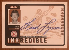 Fred LYNN 1999 Upper Deck Retro Inkredible Auto Autograph #FL NM MVP ROY Red Sox