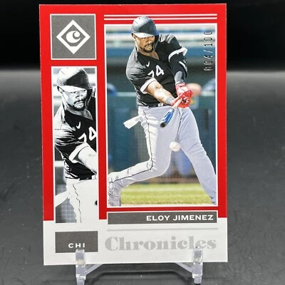 2021 Chronicles Chronicles Red #32 Eloy Jimenez /100 - Chicago White Sox - Image 1 of 2