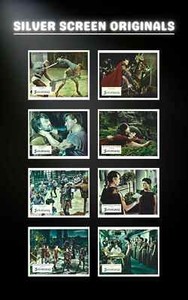 Spartacus 8x Original UK FOH Lobby Cards Kirk Douglas Peter Ustinov 1960