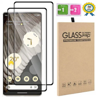 2 Pack Screen Protector For Google Pixel 7 /Pixel 7 Pro /Pixel 7A Tempered Glass - Image 1 of 4