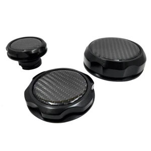 Autotecnica Shadow Series Billet Caps with Carbon Inserts LS1 Set - Picture 1 of 3