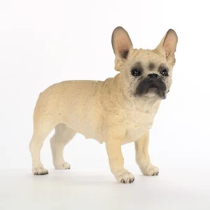 French Bulldog Figurine Hand Painted Collectible Statue Fawn - Picture 1 of 1