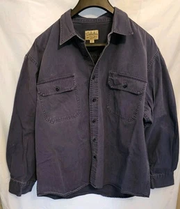 Cabela's Long Sleeve Shirt, Lt Weight Canvas, Blue Size 2XL - Bild 1 von 8