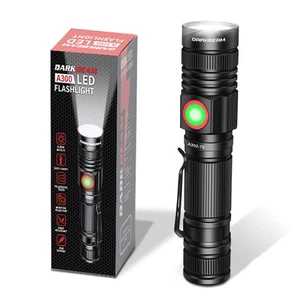 Linterna LED Recargable USB 2000 Altos Lúmenes, Pequeña y Brillante Bolsillo Fla... - Imagen 1 de 9