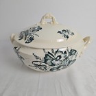 Soupière Décor Pensées De Salins Terre De Fer 1900s