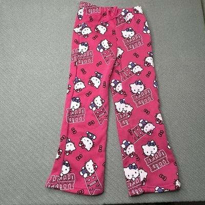 Hello Kitty Sanrio PJ низ длинные брюки розовый молодежный размер 6 новый без ЯРЛЫКОВ - Изображение 1 из 4