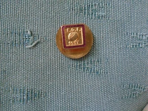 1937 FDF FRANCIS DRAKE FEDERATION BOWLING NUMBERED ENAMEL BOWLS BADGE - MILLER - Picture 1 of 2