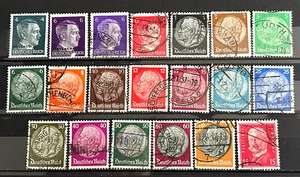 German Third Reich Stamps lot of 20 stamps used nice /55 - Picture 1 of 1