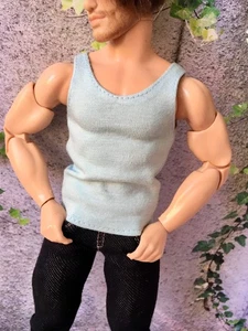 BQ-POWER – Basic Tank Top for 12" 1/6 Scale Ken Dolls – Multiple Colors - Picture 1 of 32