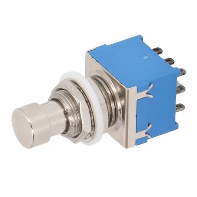 9 Pin 3PDT Stomp Footswitch Versatile And Guitar Effect Pedal Foot Switch - Bild 1 von 4