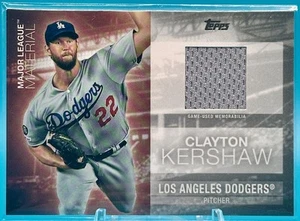 Topps #MLM-CK 2020 Clayton Kershaw Major League Material Los Angeles Dodgers - Imagen 1 de 2