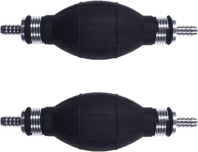 Bombilla de imprimación negra de 8 mm 5/16" bomba de combustible de goma línea manguera manual - 8 mm 5/16" Foto 1 de 4