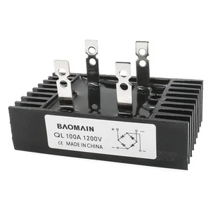 Baomain 100A Amp 1200V Volt Diode Bridge Rectifier Metal QL100A - Picture 1 of 5