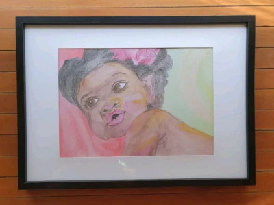 Arte personalizado personalizado retratos dibujos y pinturas, acuarela tinta carbón Foto 1 de 4