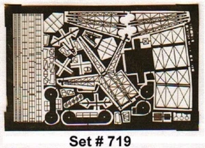 Tom's Modelo 719 x 1/700 EE. UU. Juego de detalles de crucero ligero (Honolulu y Cleveland) - Imagen 1 de 1