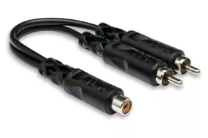Hosa YRA-105 RCA Female to Dual RCA Male Adapter - Picture 1 of 2