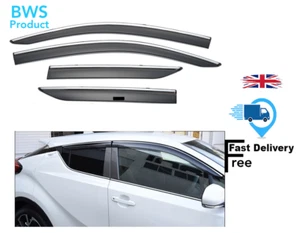 Toyota CHR 2016-2020 Premium Quality wind deflectors 4pcs UK Stock - Picture 1 of 5