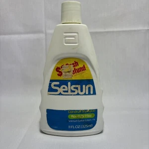 Vintage 1980 Selsun Blue Medicated Dandruff Shampoo For Oily Hair Prop 80s - Picture 1 of 6
