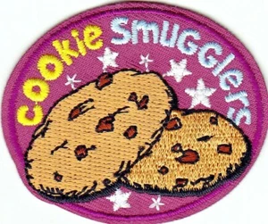 KEKSSCHMUGGLER Bügelbild Patch Lebensmittel Dessert Backen Leckereien - Bild 1 von 1