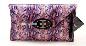 MIMCO DECADENCE ENVELOPE CLUTCH IN LOLLYPOP MIX BNWT RRP$179 - Picture 1 of 7