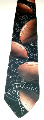 Corbata de fútbol Just Balls Football Zone corbata de Ralph Marlin de colección 2000 Foto 1 de 4