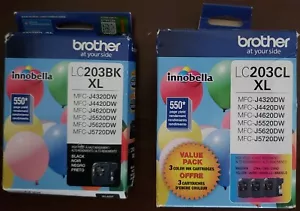 Brother LC203BK Black Ink Cartridge + Value Pack (see picture) NEW - Picture 1 of 1
