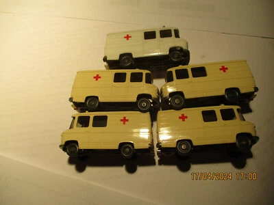 RE-WIKING - MB L 406 ROTKREUZ X 5 - DIFF FARBE, U/OHNE LKR, U/OHNE FANFAREN - Immagine 1 di 4