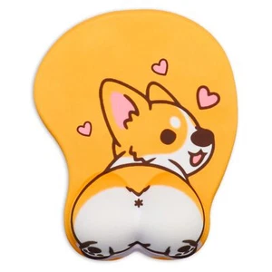 Tapis de souris 3D avec coussin en gel ergonomique avec repose-mains en gel C... - Photo 1/4