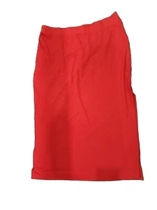 Eloquii Maxi Skirt Red Knit Side Slit Women's 18 20 - Picture 1 of 7