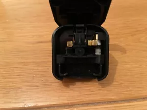 2x UK 13A Plug adaptor to 2 pin converter Mains Earthed European EU plug - Picture 1 of 4