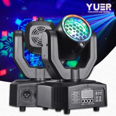 32W RGBW LED Moving Head Stage Light DMX512 Sound Activated Laser Disco Party - Image 1 of 4