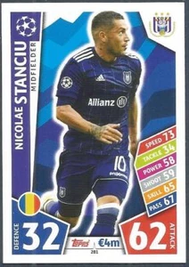 Topps Match Attax Champions League 2017-18 - #281 - Anderlecht - Nicolae Stanciu - Bild 1 von 1
